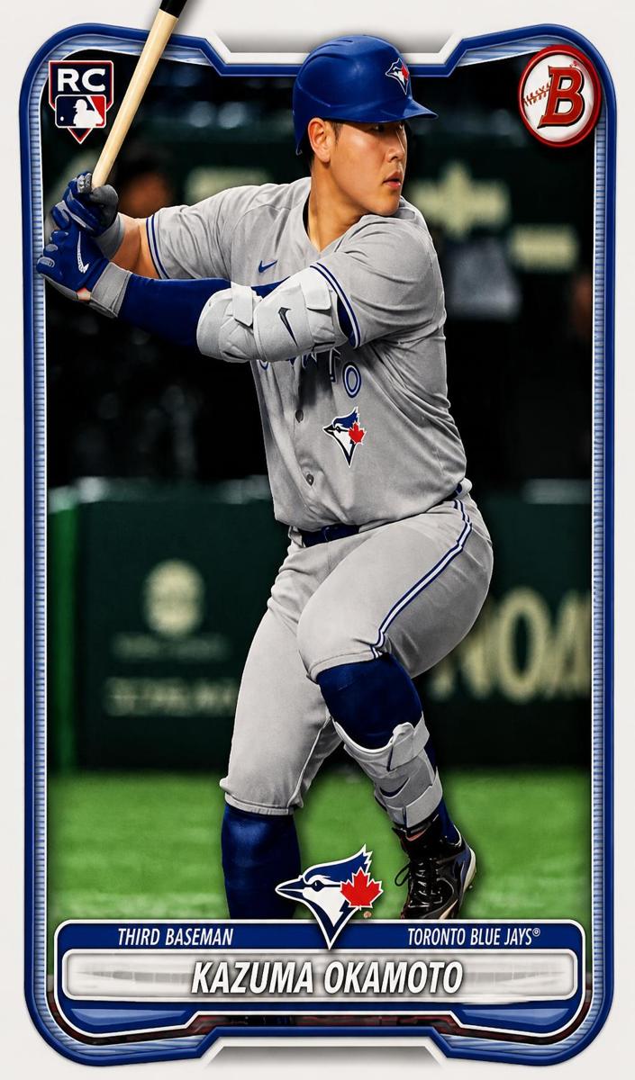 Kazuma Okamoto 2026 Bowman Baseball card