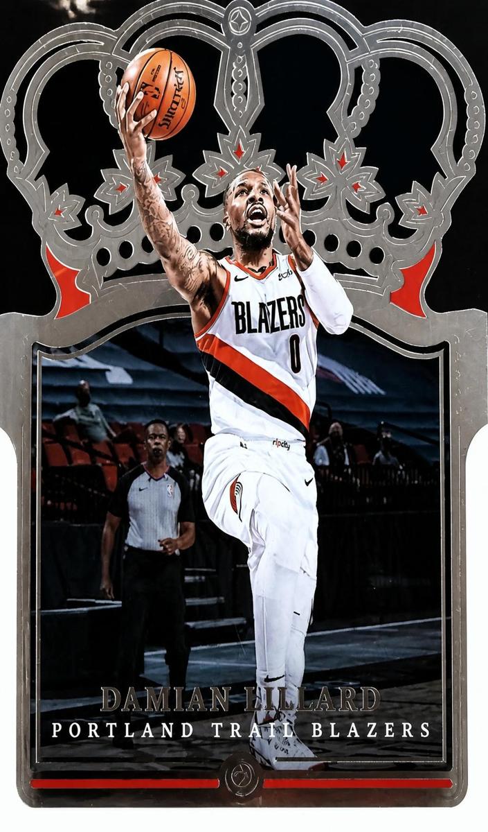 2021 Panini Crown Royale Damian Lillard #46 card