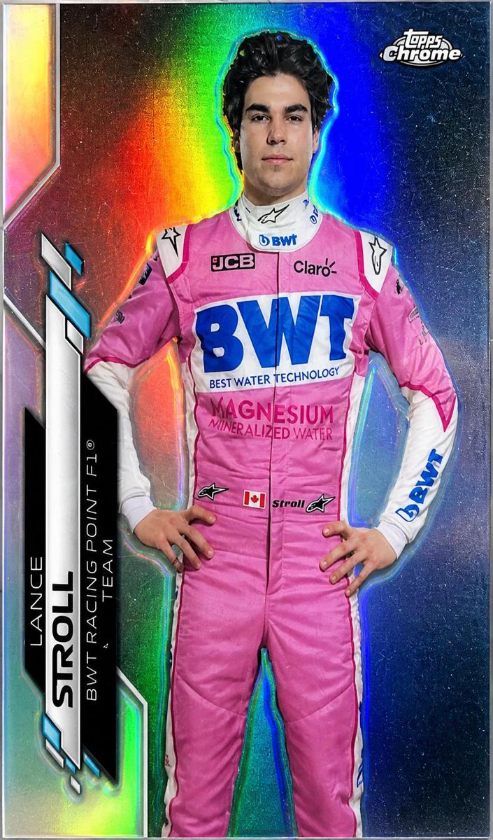 2020 Topps Chrome F1 Lance Stroll [Refractor] #14 card