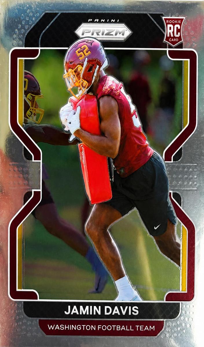 2021 Panini Prizm Jamin Davis #383 card