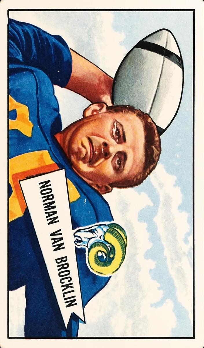 1952 Norm Van Brocklin #1