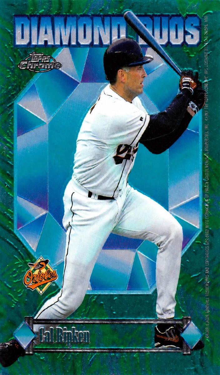 1997 Topps Chrome Cal Ripken #DD7 card