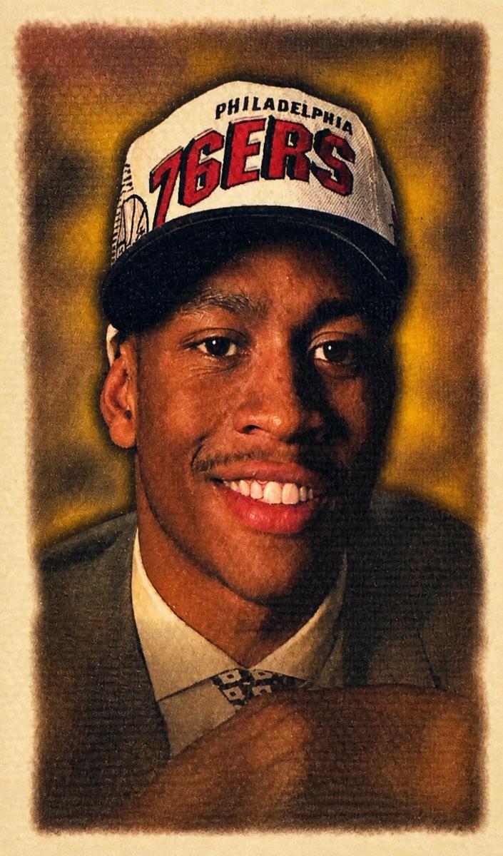 1996 Allen Iverson [Blank Front] #6
