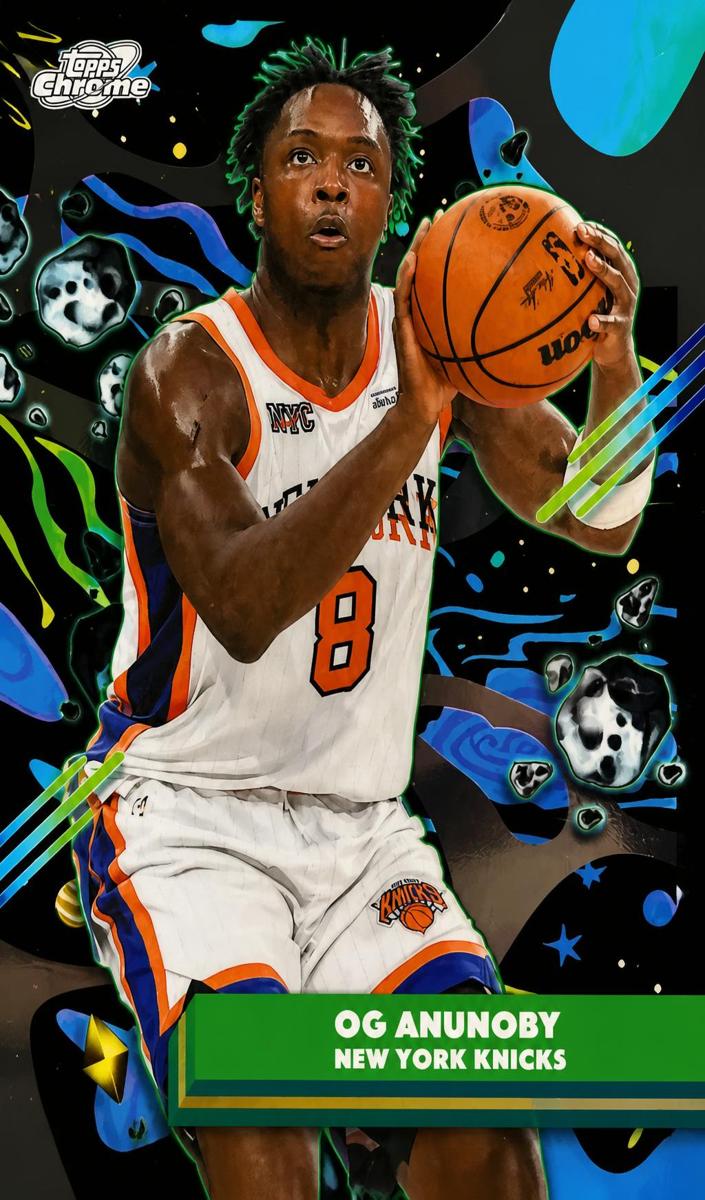 2025 OG Anunoby [Purple Nebula Refractor] #36