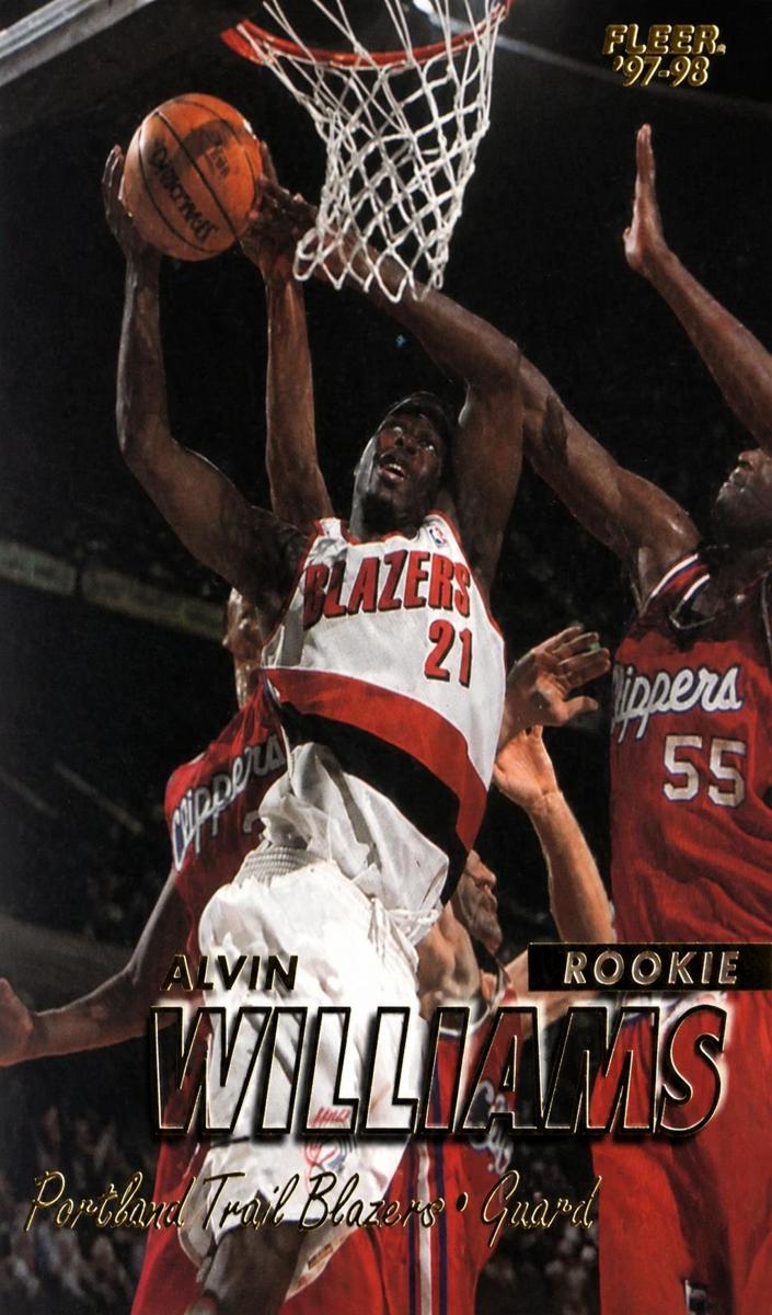 1997 Fleer Alvin Williams #327 card