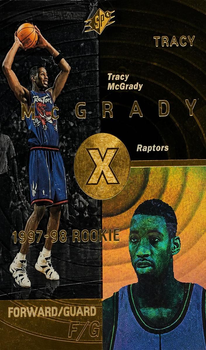 1997 SPx Tracy McGrady [Gold] #42 card