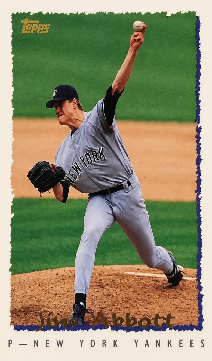 1995 Jim Abbott #60