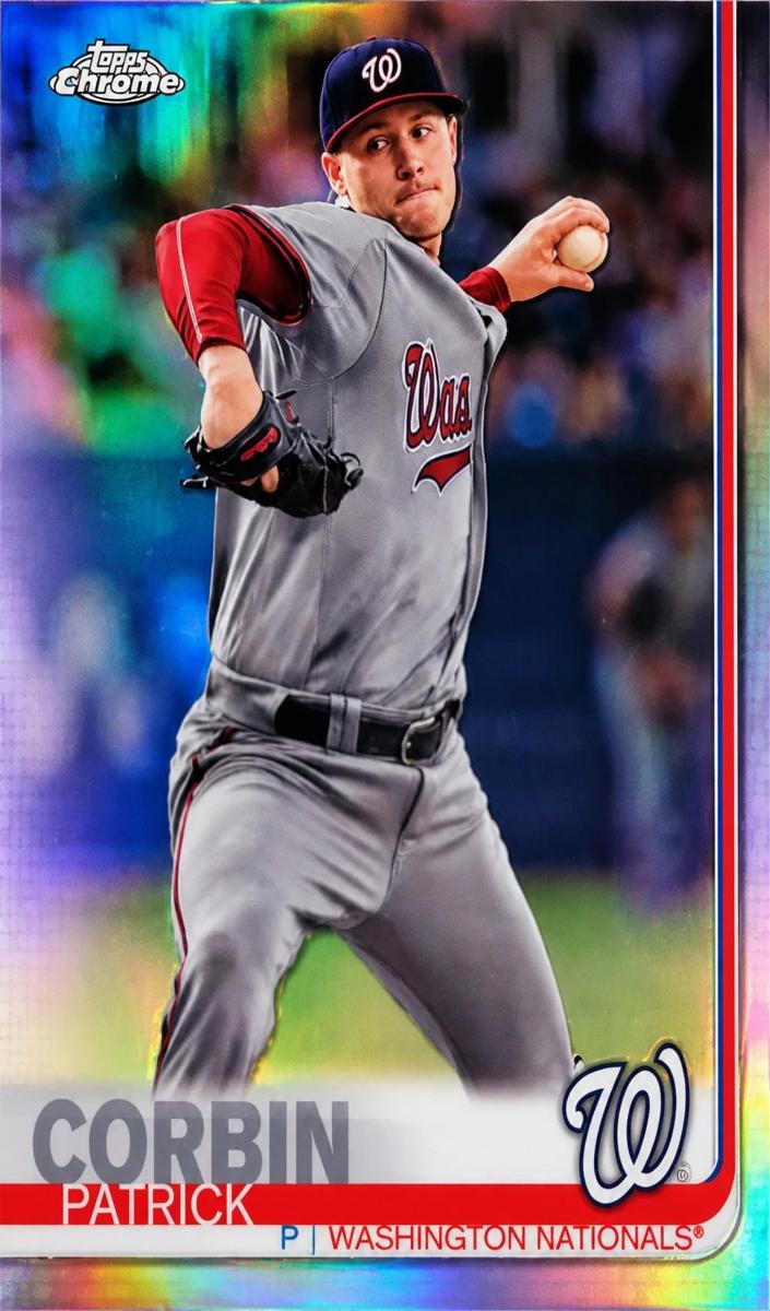 2019 Topps Chrome Patrick Corbin #163 card