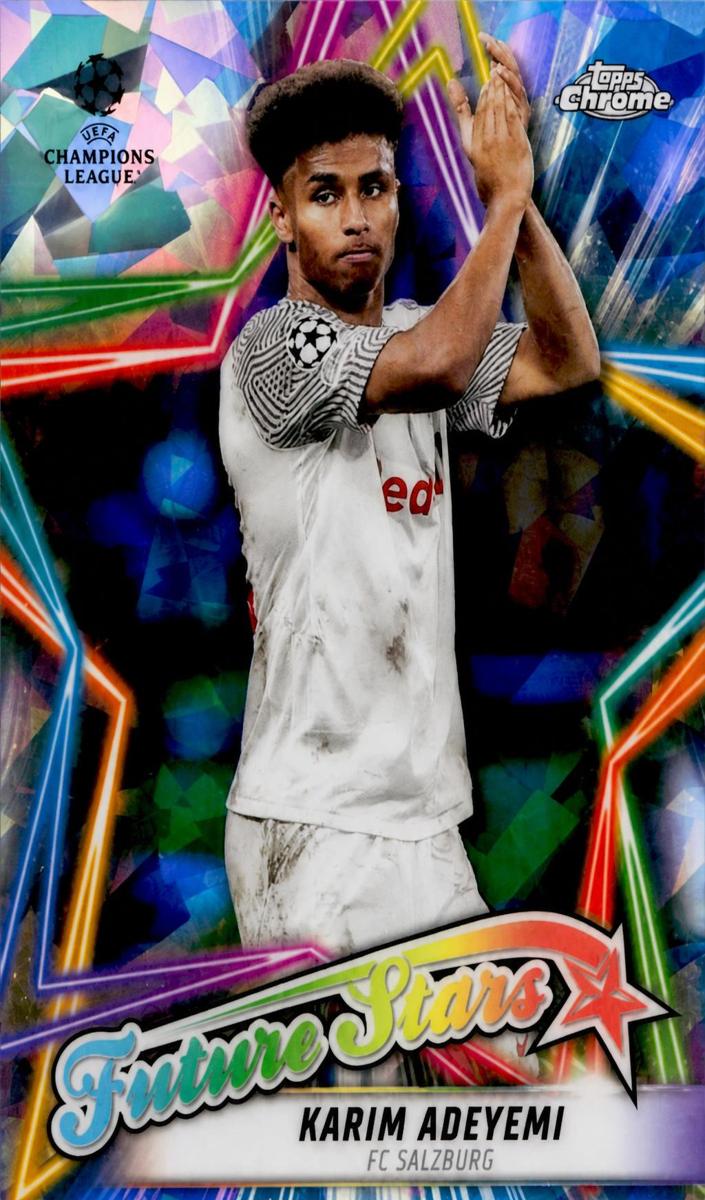 2021 Topps Chrome Sapphire UEFA Champions League Karim Adeyemi #FS-13 card