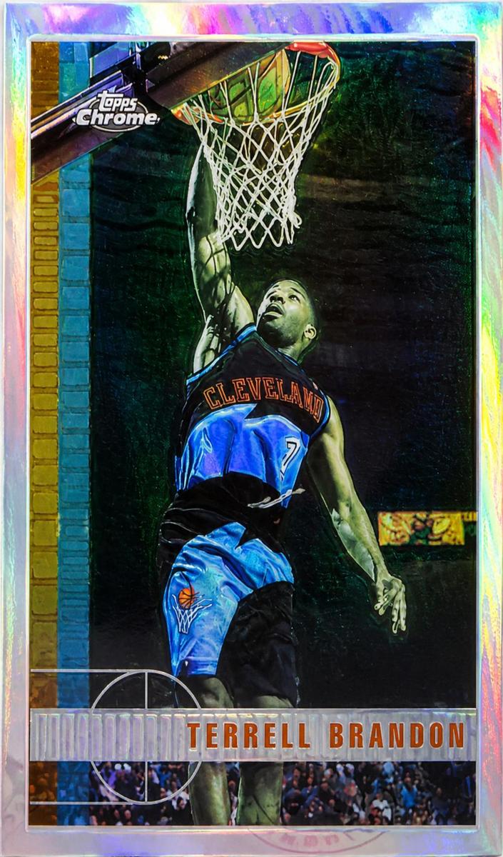 1997 Topps Chrome Terrell Brandon #16 card