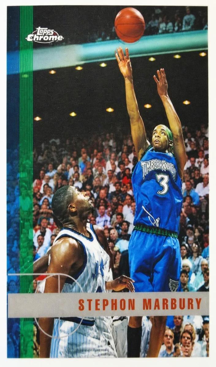 1997 Skybox Z Force Boss Stephon Marbury #13 card