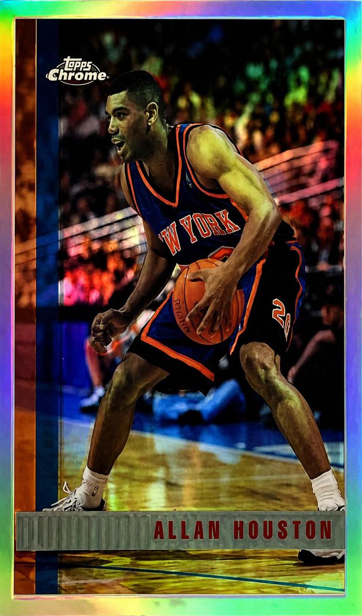 1997 Topps Chrome Allan Houston #57 card