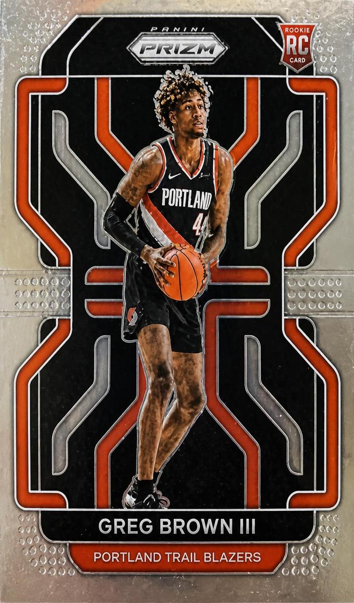 2021 Panini Prizm Greg Brown III #291 card