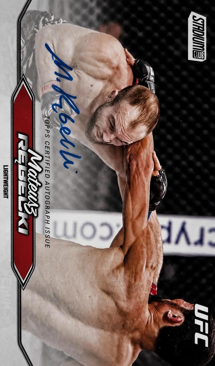 2025 Topps Stadium Club Autograph Mateusz Rebecki #BCA-MRI card