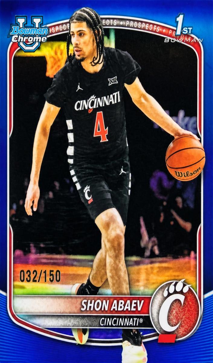 Shon Abaev 2025 Bowman Basketball card