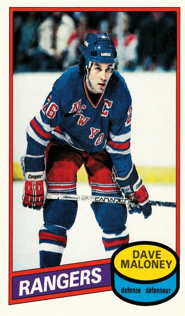 1980 O-Pee-Chee #7 Dave Maloney front