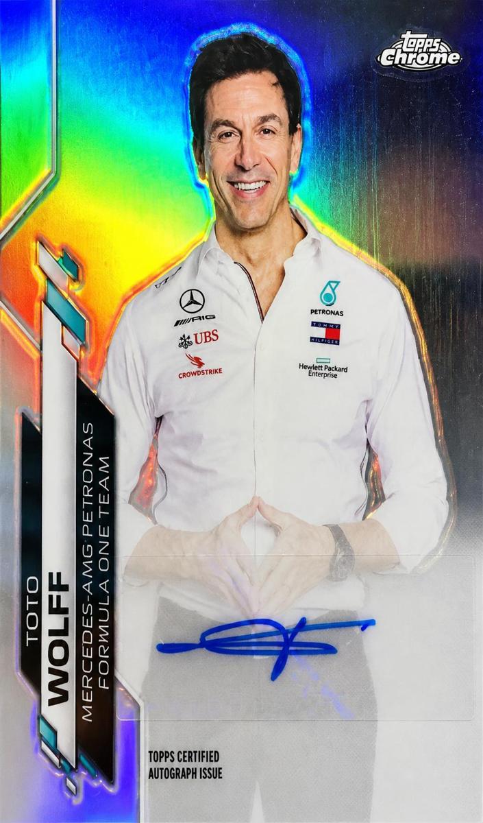 2020 Topps Chrome F1 Toto Wolff #F1A-TW card
