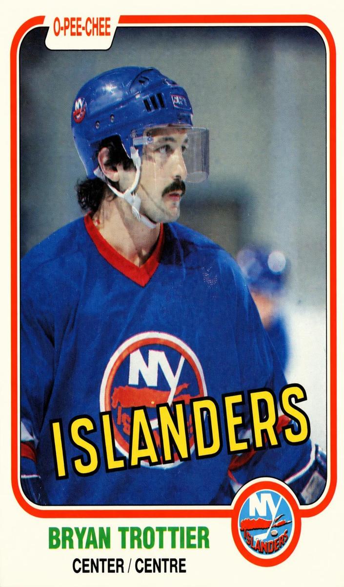 1981 O-Pee-Chee Bryan Trottier #200 card