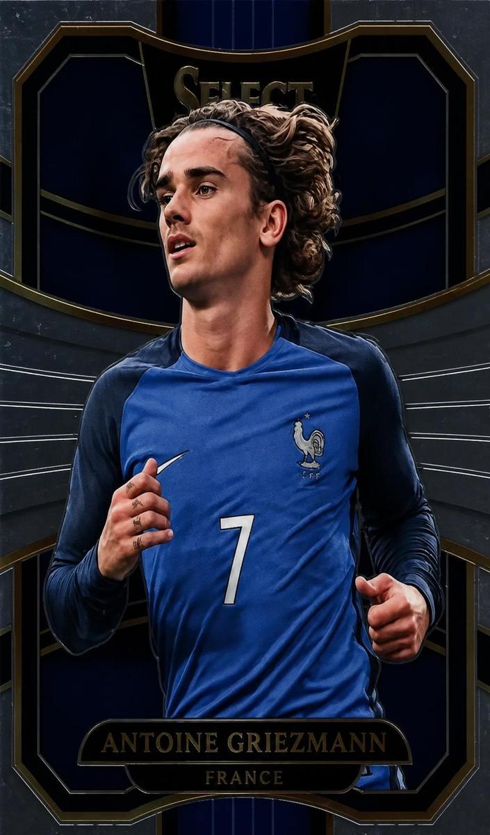 2017 Panini Select Antoine Griezmann #81 card