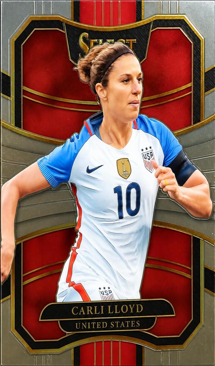 2017 Panini Select Carli Lloyd [Tie-Dye] #35 card