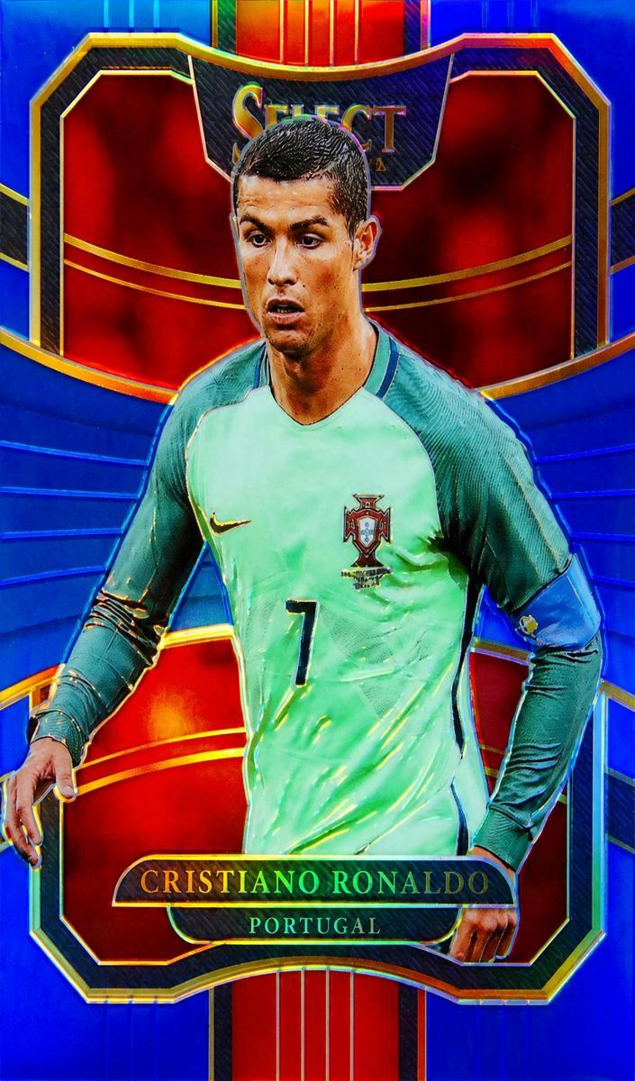 2017 Panini Select Cristiano Ronaldo [Blue] #33 card