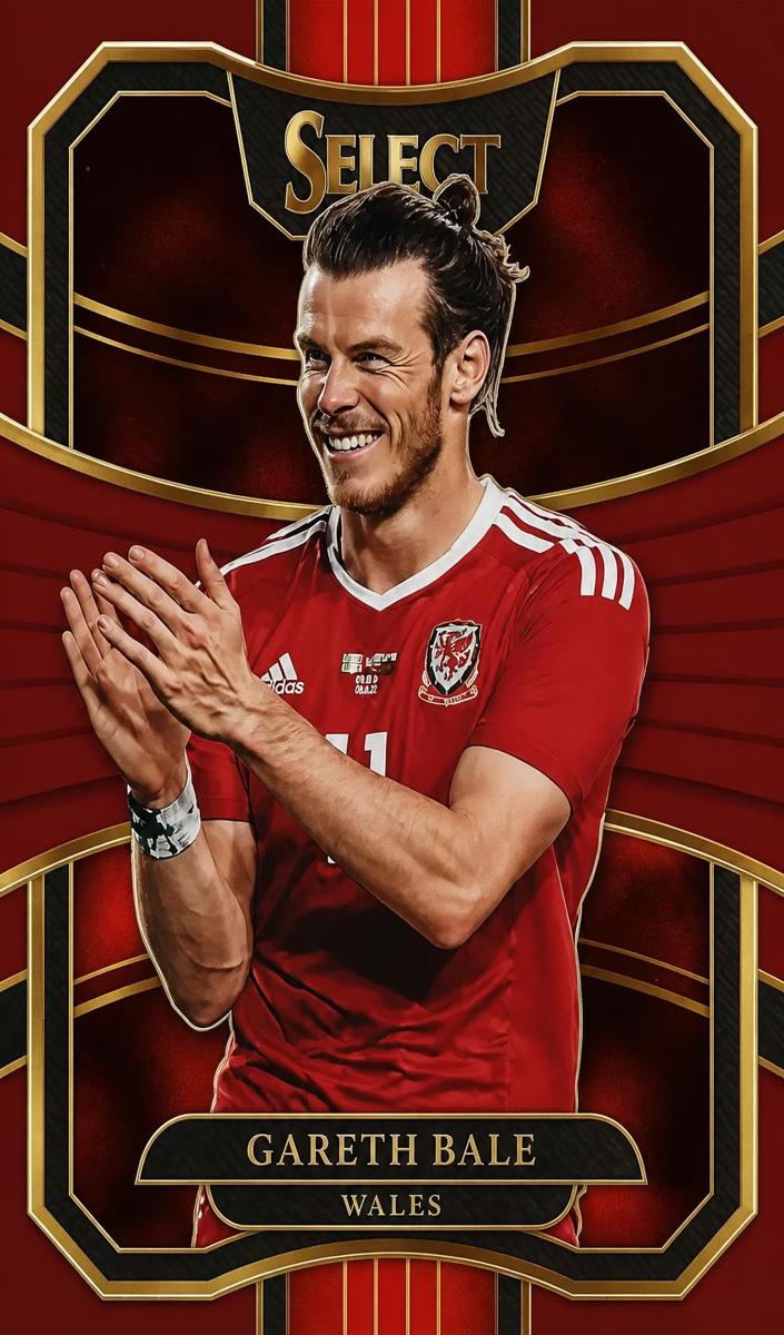 2017 Panini Select Gareth Bale [Maroon] #53 card
