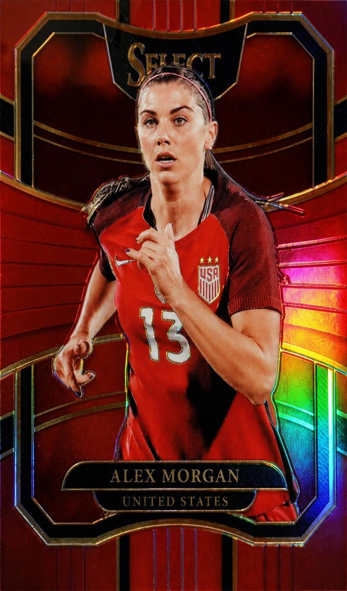 2017 Panini Select Alex Morgan [Maroon] #13 card