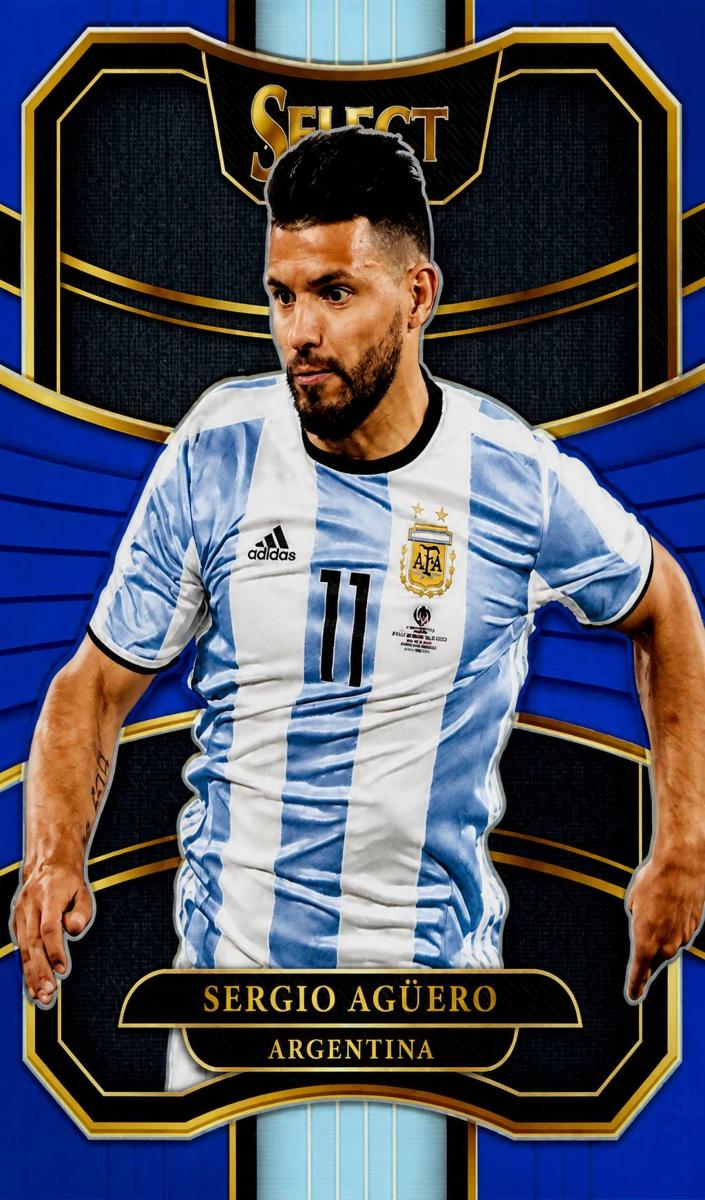 2017 Sergio Aguero [Blue] #89