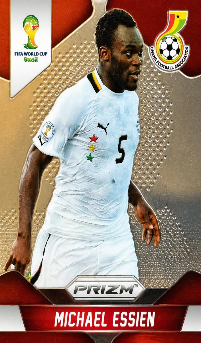 2014 Panini Prizm World Cup Michael Essien #95 card