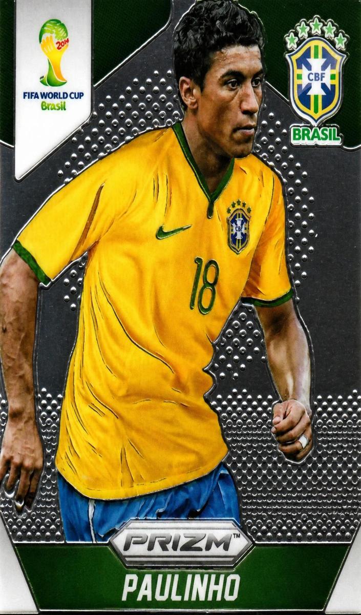 2014 Panini Prizm World Cup Paulinho [Purple] #110 card