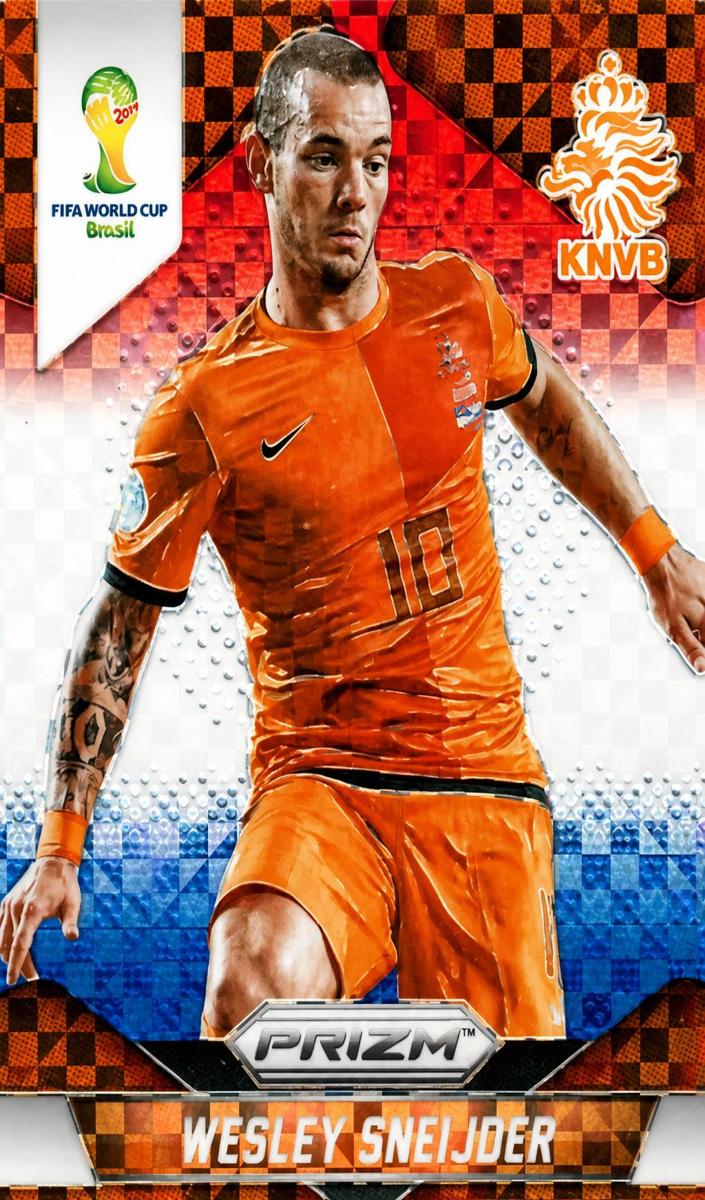 2014 Wesley Sneijder [Red White and Blue Plaid] #33