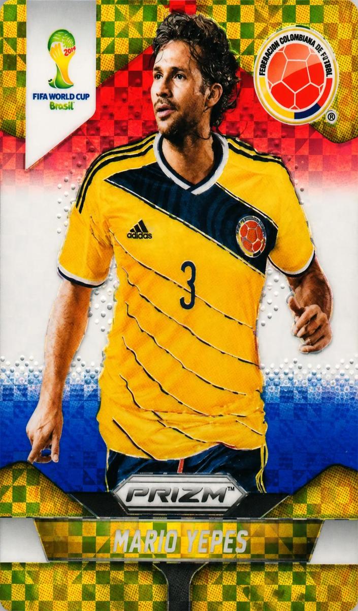 2014 Mario Yepes [Red White and Blue Plaid] #50