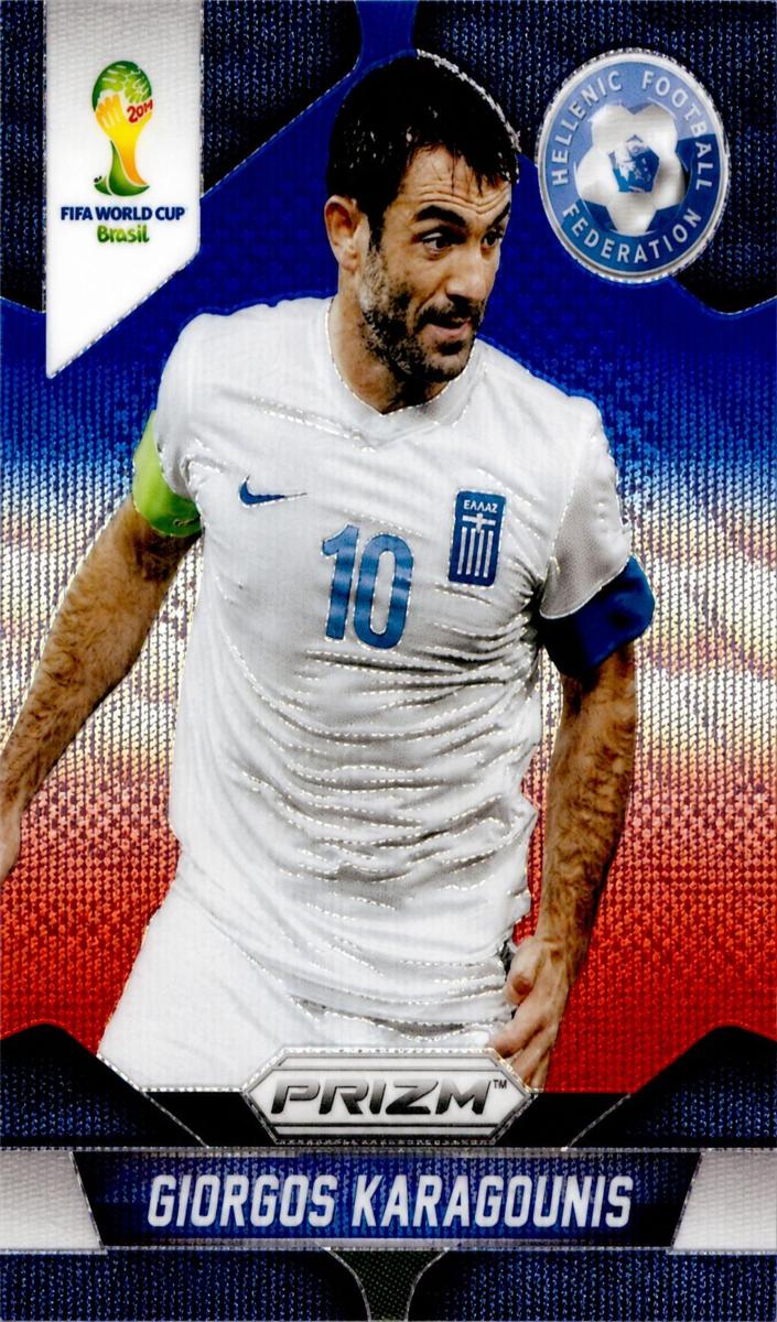 2014 Giorgos Karagounis [Blue and Red Wave] #101