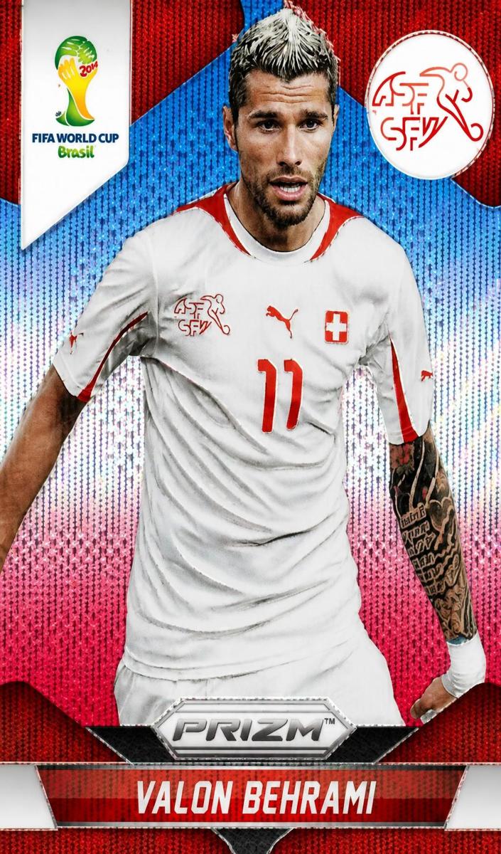 2014 Valon Behrami [Blue and Red Wave] #187