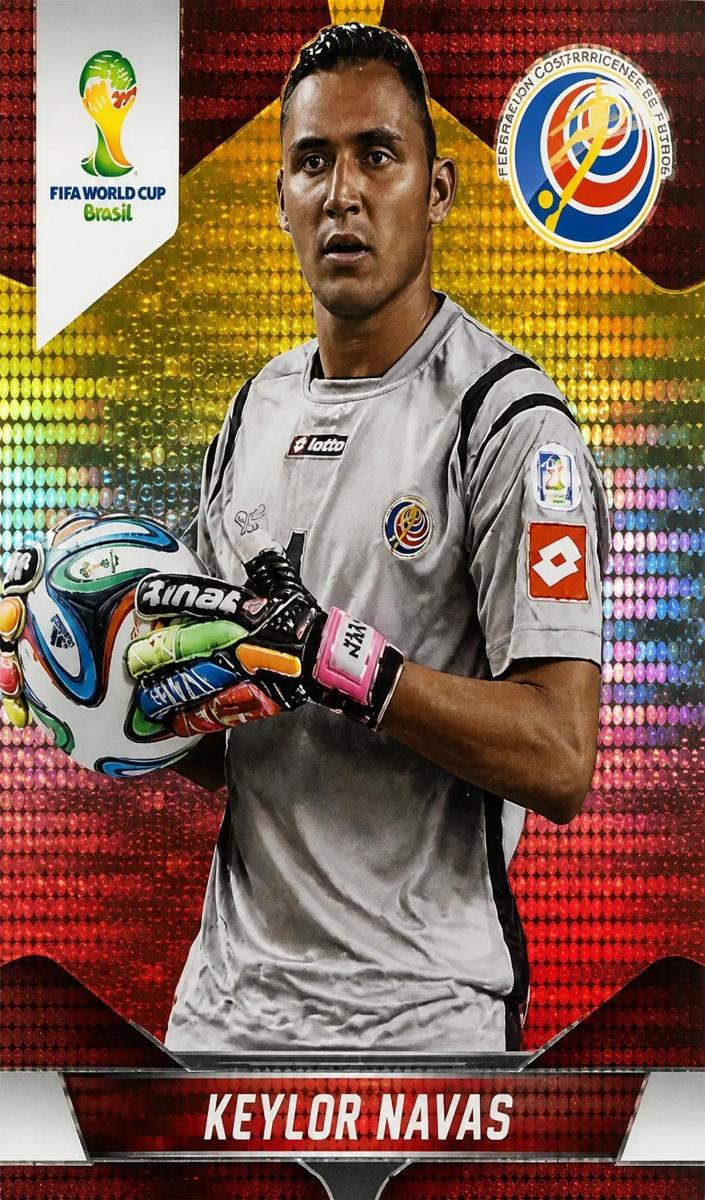 2014 Keylor Navas [Yellow and Red Pulsar] #55