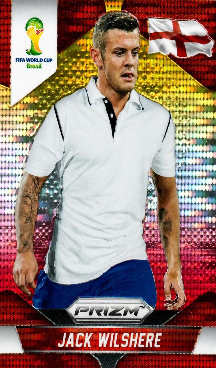 2014 Jack Wilshere [Yellow and Red Pulsar] #137