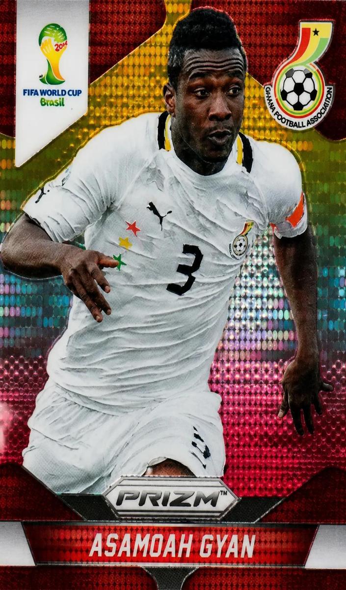 2014 Asamoah Gyan [Yellow and Red Pulsar] #98