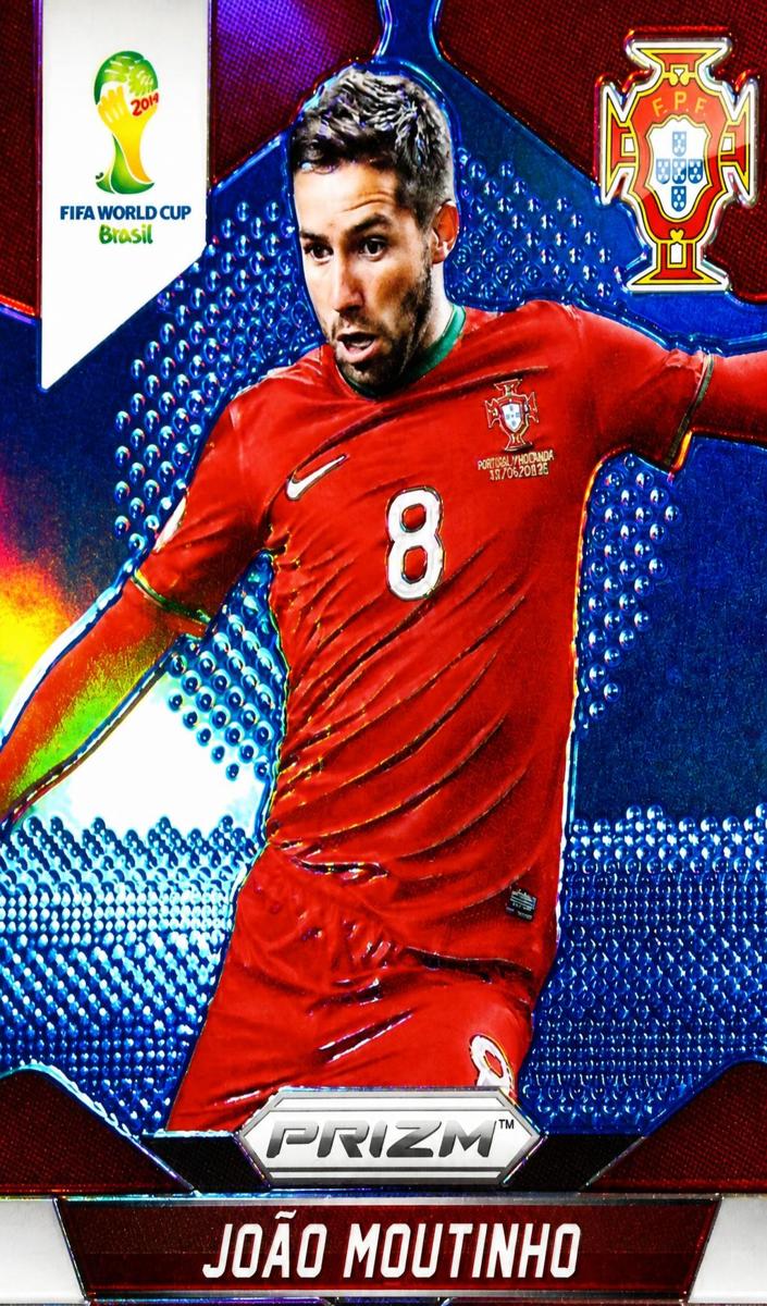 2014 Panini Prizm World Cup Joao Moutinho [Blue] #158 card