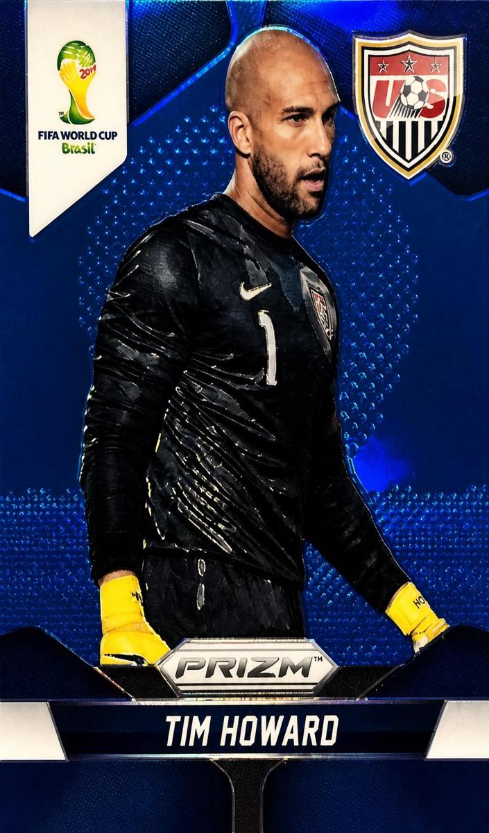 2014 Panini Prizm World Cup Tim Howard [Blue] #66 card