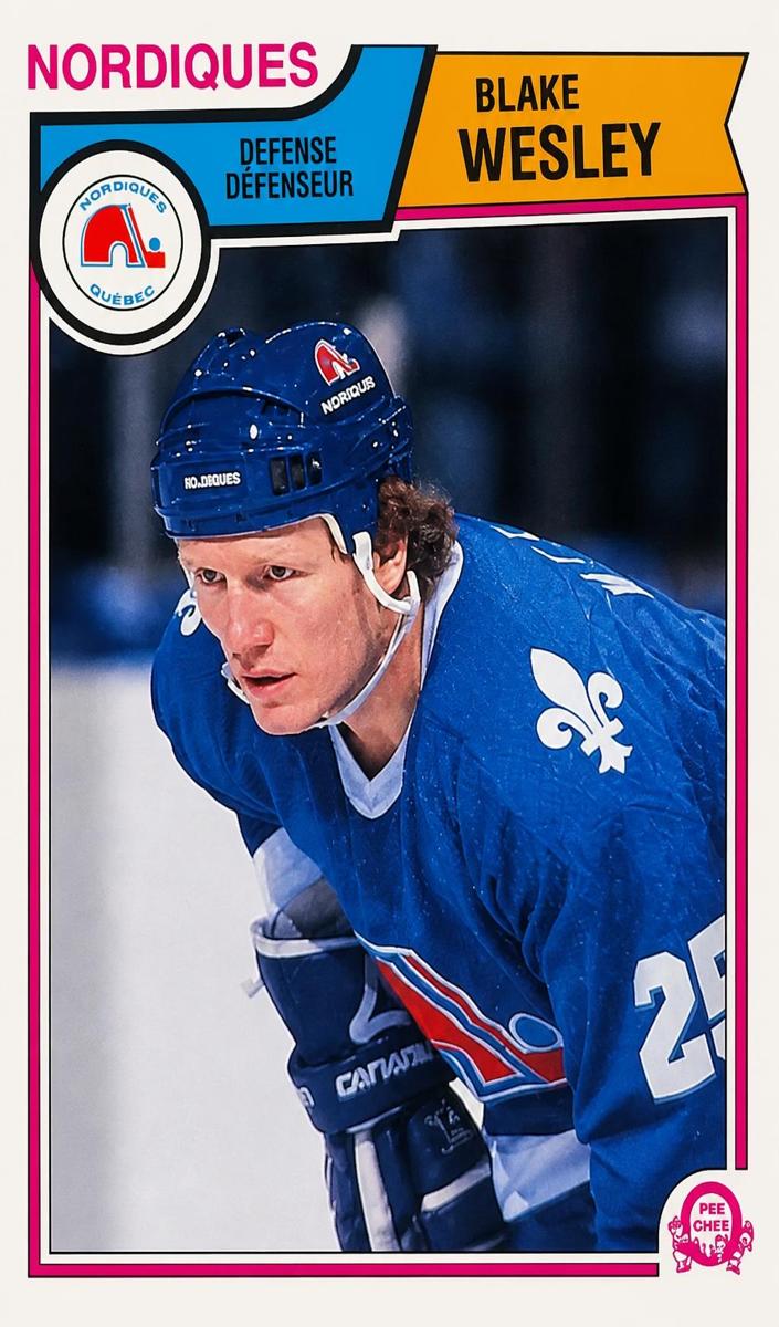 1983 O-Pee-Chee Blake Wesley #307 card