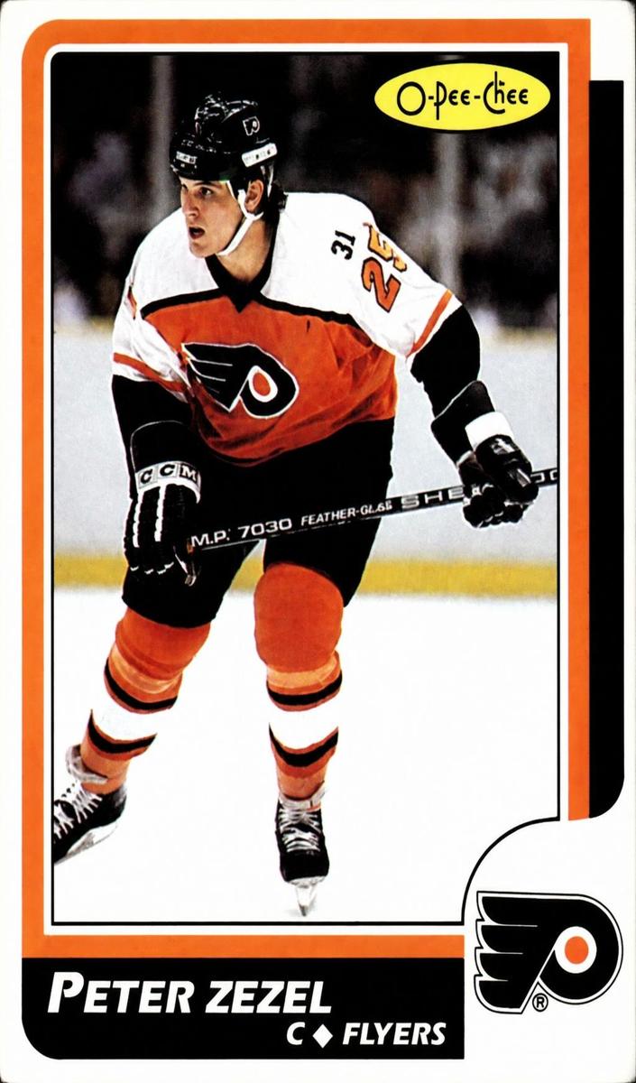 1986 O-Pee-Chee Peter Zezel #190 card