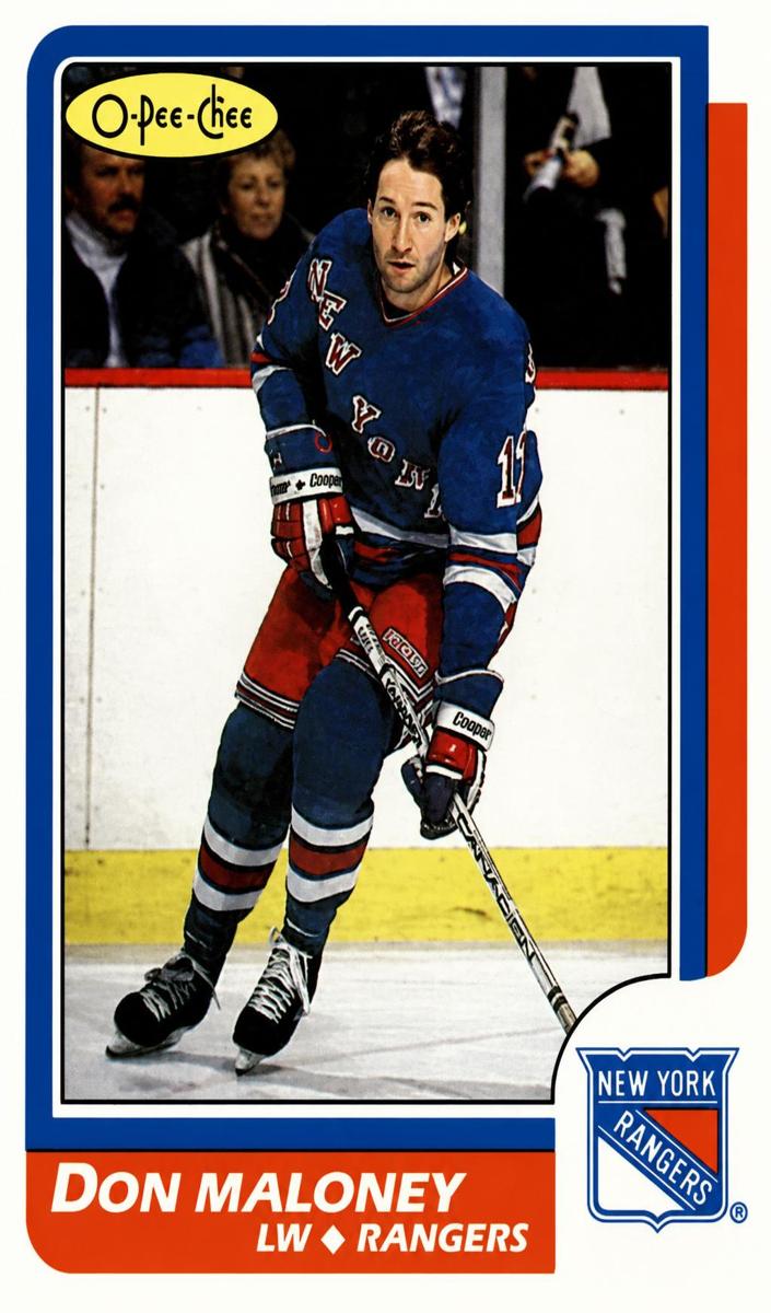 1986 O-Pee-Chee Don Maloney #81 card