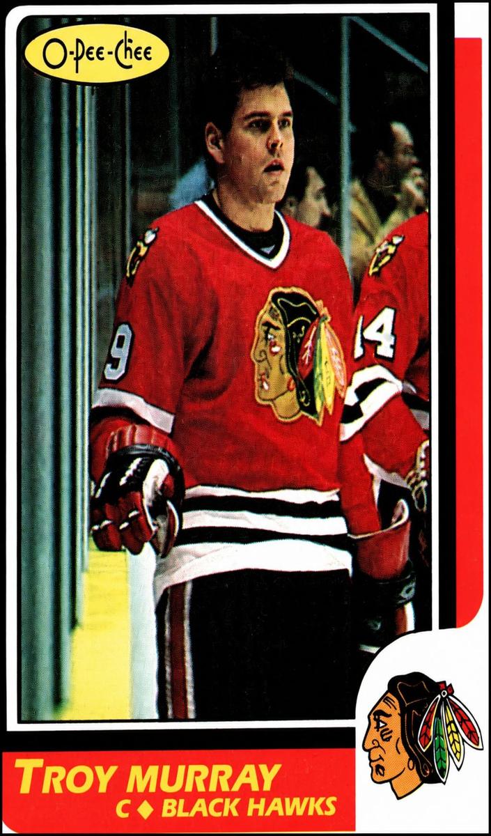 1986 O-Pee-Chee Troy Murray #25 card
