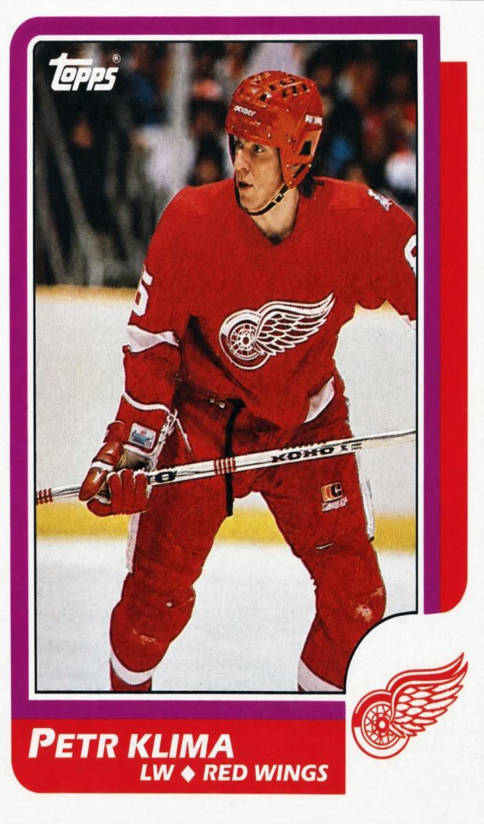 1986 Topps Petr Klima #98 card