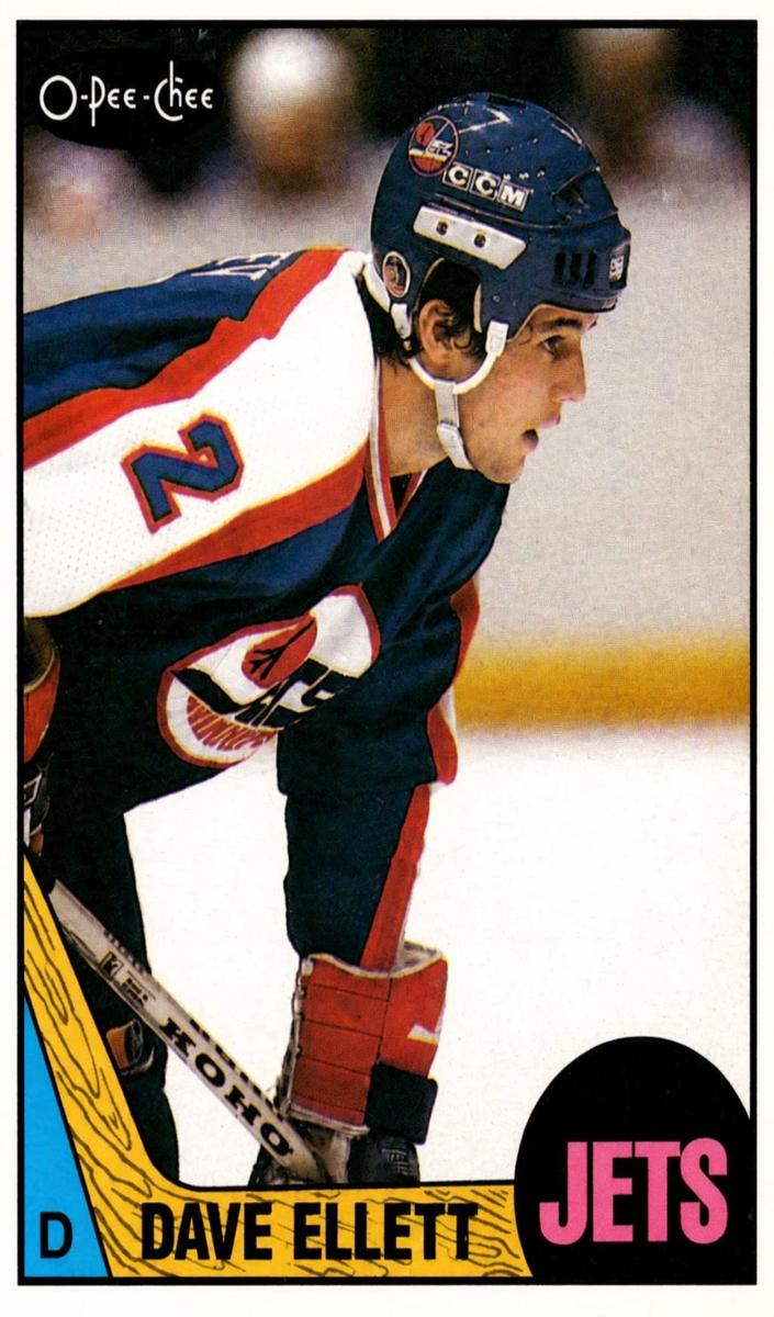 1987 O-Pee-Chee Dave Ellett #35 card