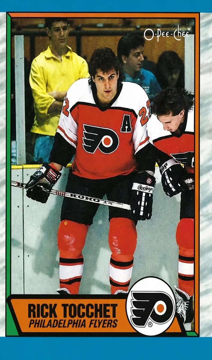 1989 O-Pee-Chee Rick Tocchet #80 card