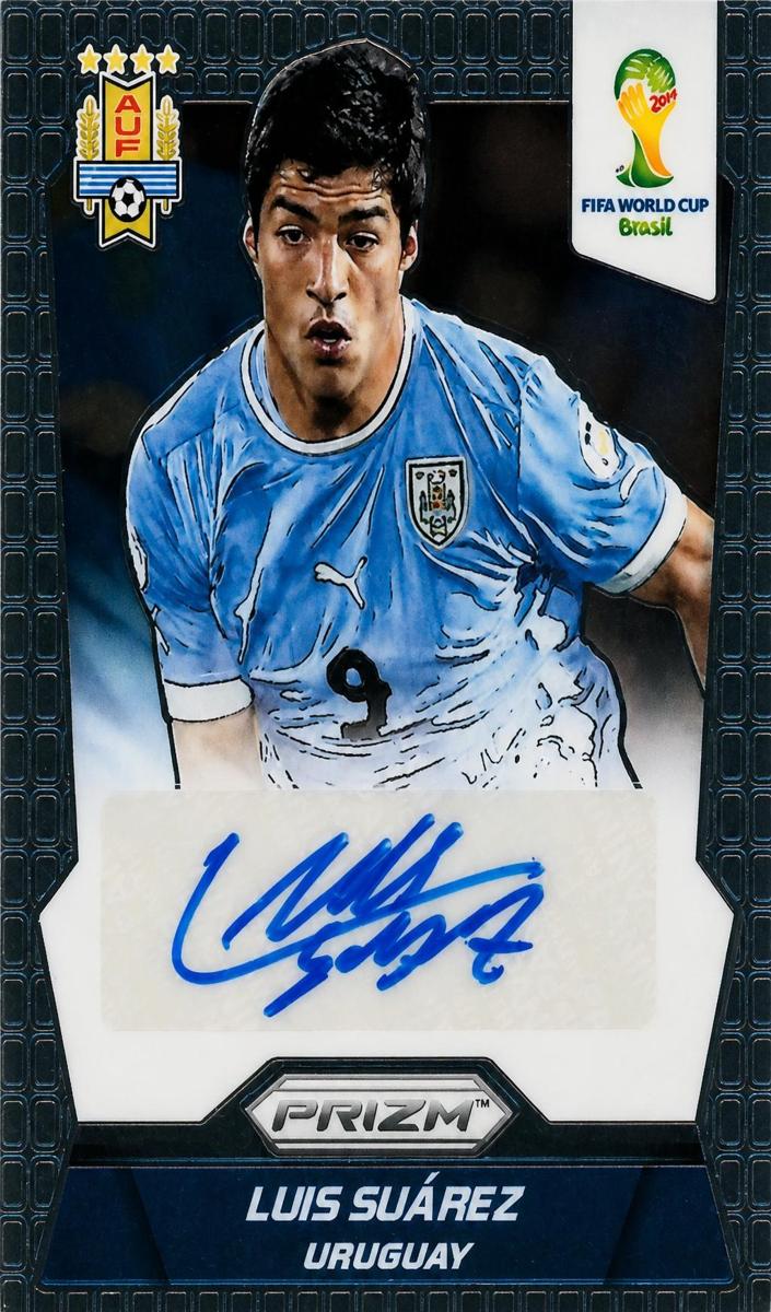 2014 Panini Prizm World Cup Luis Suarez #41 card