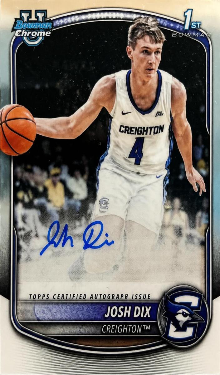 Josh Dix 2025 Bowman Basketball card