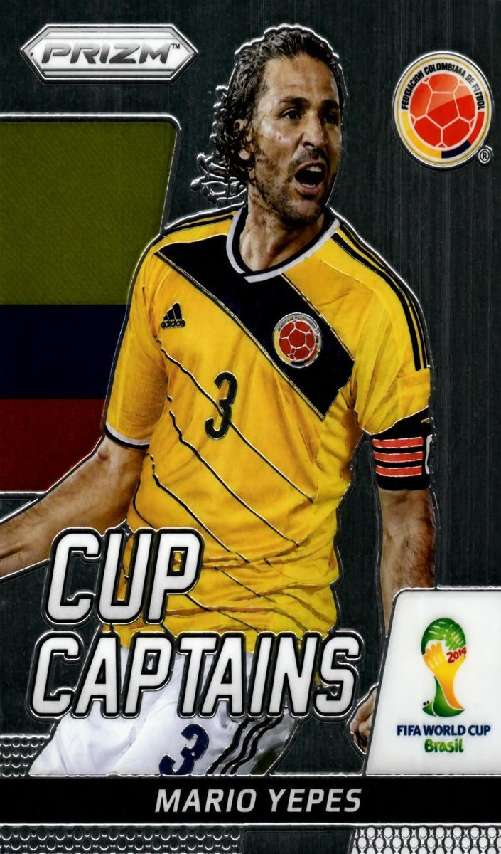 2014 Panini Prizm World Cup Mario Yepes [Blue & Red Blue Wave] #22 card