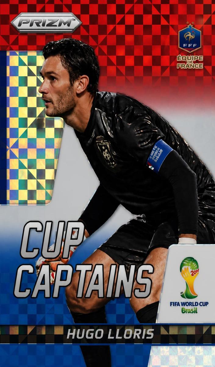 2014 Panini Prizm World Cup Hugo Lloris [Red White & Blue Power Plaid] #13 card